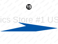 Mid Skirt Blue Wedge