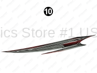 Rear Lwr Print Spike Swoop