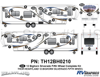 2012 Bighorn Silverado Fifth Wheel Complete Graphics Set