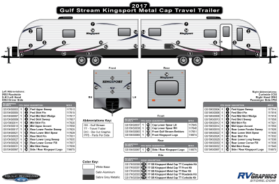 Gulfstream - Kingsport - 2017 Kingsport Metal Wall Travel Trailer