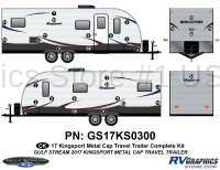 31 Piece 2017 Kingsport Metal Wall Travel Trailer Complete Graphics Kit - Image 2