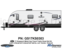 13 Piece 2017 Kingsport Metal Wall Travel Trailer Roadside Graphics Kit