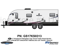 13 Piece 2017 Kingsport Fiberglass Travel Trailer Roadside Graphics Kit - Image 2