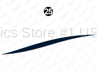 Mid Thick Blue Swoosh