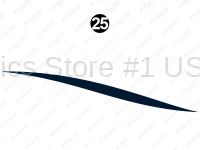 Mid Thick Blue Swoosh