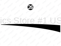 Rear Mid Black Spear