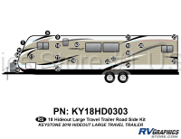 22 Piece 2018 Hideout Lg Travel Trailer Roadside Graphics Kit