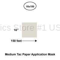 18" x 150' Medium Tac Paper Application Mask