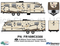 53 Piece 2016 Wildcat Travel Trailer Complete Graphics Kit - Image 2