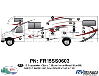 18 Piece 2015 Sunseeker Motorhome Roadside Graphics Kit