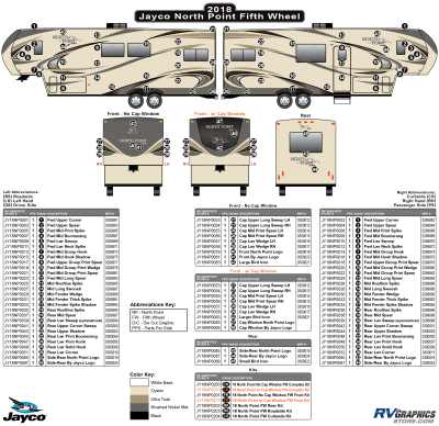 Jayco - North Point - 2018-2019 North Point Fifth Wheel