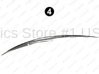 Fwd Lwr Print Split Swoop