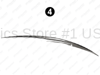 Fwd Lwr Print Split Swoop