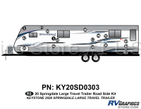 17 Piece 2020 Springdale Lg Travel Trailer Roadside Graphics Kit