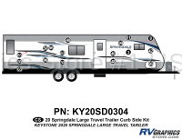 17 Piece 2020 Springdale Lg Travel Trailer Curbside Graphics Kit