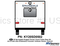 2 Piece 2020 Springdale Rugged Terrain Trailer Complete Graphics Kit