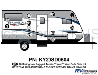 11 Piece 2020 Springdale Rugged Terrain Trailer Complete Graphics Kit
