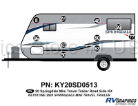 10 Piece 2020 Springdale Mini Trailer Complete Graphics Kit