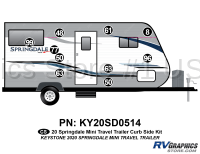 10 Piece 2020 Springdale Mini Trailer Complete Graphics Kit