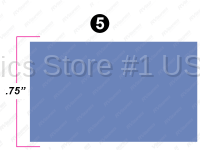 .75" x 180" Blue Roll Stripe