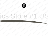 Rear Upper Pewter Swoop