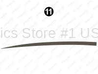 Rear Upper Pewter Swoop