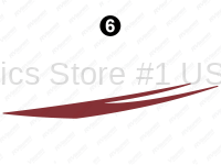 Burgundy Split Spear