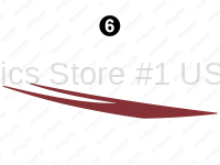 Burgundy Split Spear