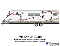 11 Piece 2010 Hideout Travel Trailer Roadside Graphics Kit