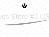 Rear Skirt Pewter Sweep