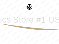 XLT Rear Skirt Gold Sweep