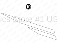 Fwd Upper Double White Stripe