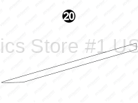 Rear Mid White Stripe