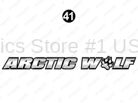 Front Arctic Wolf Logo