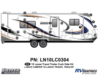 18 Piece 2010 Lance TT Premium Effect Curbside Graphics Kit