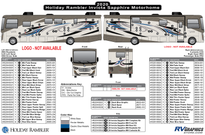 Holiday Rambler - Invicta - 2020 Invicta Motorhome Blue Version