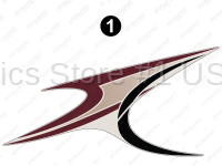 Back Burgundy Graphic