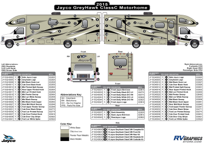 Jayco - Greyhawk - 2015 Greyhawk Champagne Sidewalls Motorhome