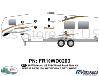 10 Piece 2010 Wildwood Fifth Wheel Roadside Graphics Kit - Image 2