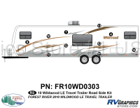 10 Piece 2010 Wildwood Travel Trailer Roadside Graphics Kit - Image 2