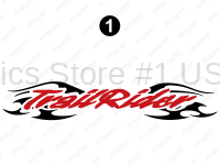 Front-Rear Trail Rider Logo