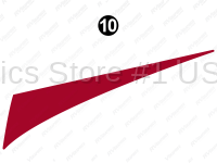 Fwd Mid Red Spike-Driver Side