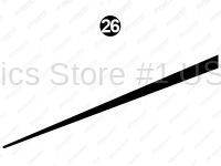 Cap Mid Black Spike-Driver Side