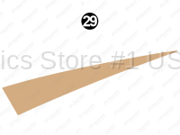 Cab Door Gold Spear