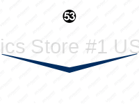 Back Top Blue "V"