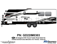 14 Piece 2022 Imagine Standard Travel Trailer Roadside Graphics Kit