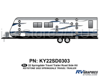 14 Piece 2022 Springdale Travel Trailer Roadside Graphics Kit