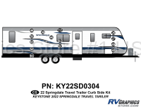 14 Piece 2022 Springdale Travel Trailer Curbside Graphics Kit