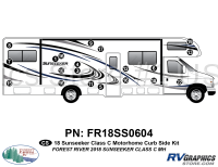 20 Piece 2018 Sunseeker Motorhome Curbside Graphics Kit - Image 2