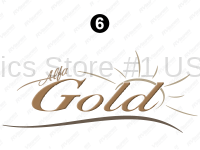 FW Rear Alfa Gold Logo